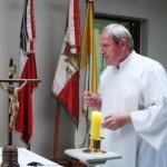 ksiądz Andrzej odprawia polską mszę świętą w Santiago de Chile